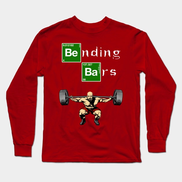 Breaking Bad Walter White Gym Fitness Mashup Long Sleeve T-Shirt by WorkoutQuotes